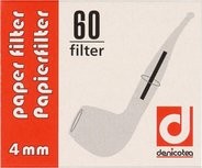 Denicotea Papierfilter 4mm / 60 Stück